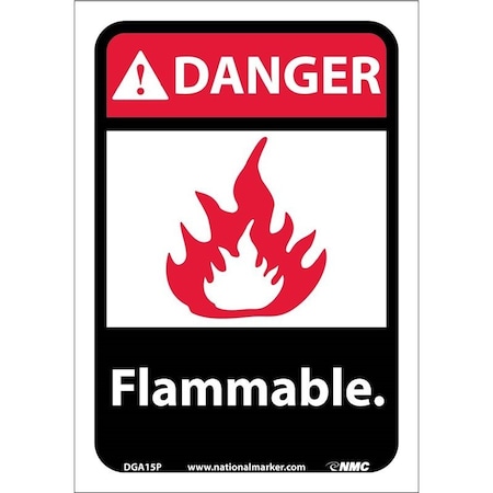 DANGER, FLAMMABLE WGRAPHIC,